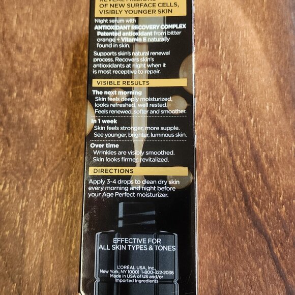 L’Oréal Age Perfect Cell Renewal Midnight Serum 1oz - Picture 3 of 6